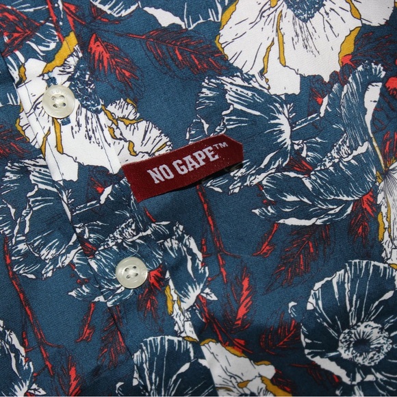 NWT Duluth Trading Co. Dark Teal Floral Tunic - Picture 7 of 7